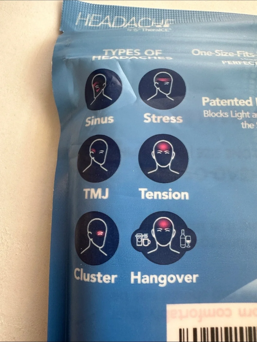 Headache Hat - Pink Pain Relief Cap